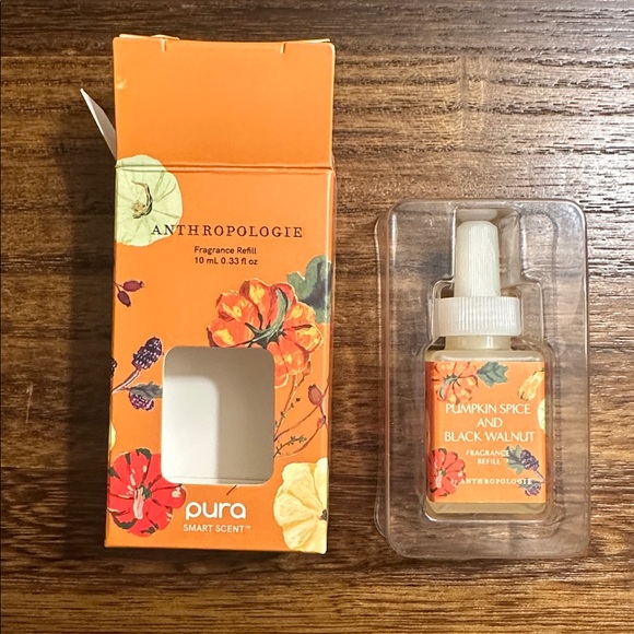 NWT Pura Scent Refill Anthropologie Pumpkin Spice & Black Walnut - Picture 3 of 7